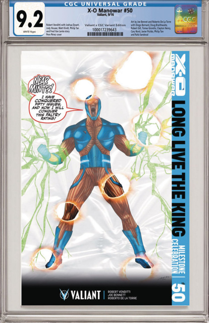 X-O Manowar #50 (CGC Replica Perez Cover)
