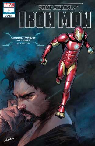 Tony Stark: Iron Man #1 (Marquez Armor Cover)