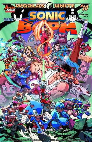 Sonic Boom #10 (Reilly Brown Cover)