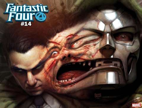 Fantastic Four #14 (Brown Immortal Doom Cover)