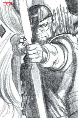 Avengers #42 (Alex Ross Hawkeye Timeless Sketch Virgin Cover)