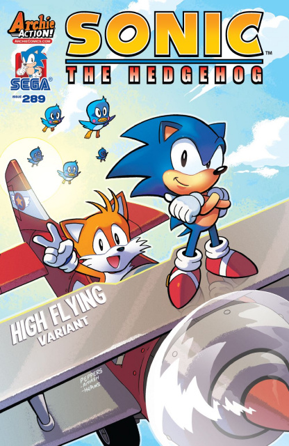 Sonic the Hedgehog #289 (Jamal Peppers Cover)