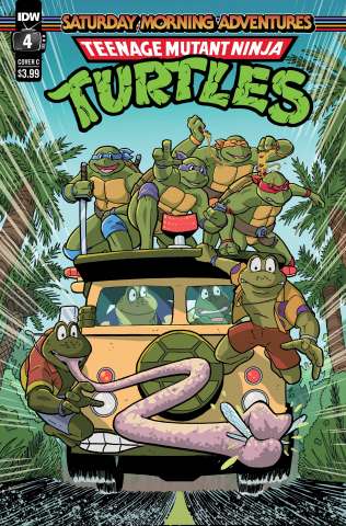 Teenage Mutant Ninja Turtles: Saturday Morning Adventures #4 (Hymel Cover)