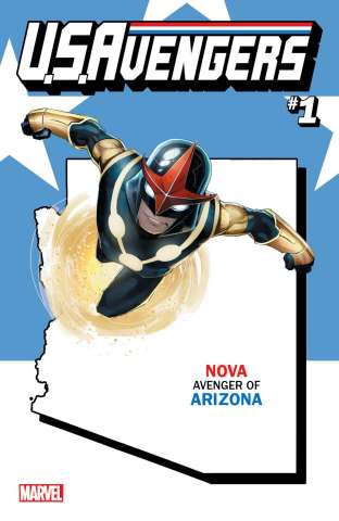 U.S.Avengers #1 (Reis Arizona State Cover)