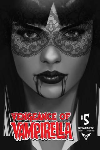 Vengeance of Vampirella #5 (30 Copy Oliver B&W Cover)