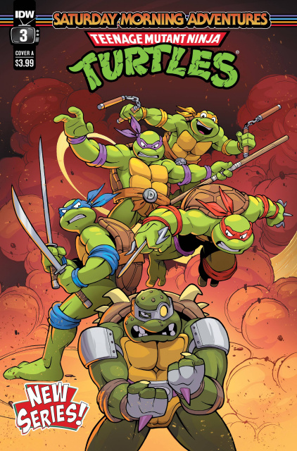 Teenage Mutant Ninja Turtles: Saturday Morning Adventures, Continued #3 (Lattie Cover)