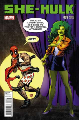 She-Hulk #9 (Deadpool Cover)