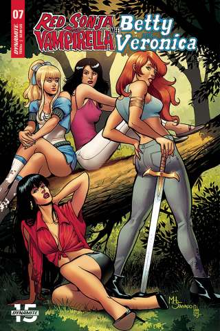 Red Sonja and Vampirella Meet Betty and Veronica #7 (Sanapo Cover)