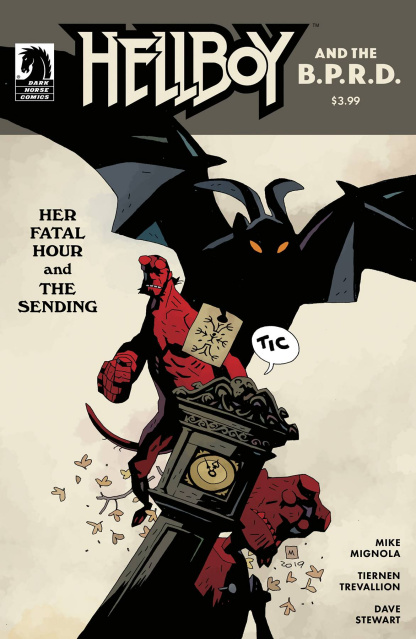 Hellboy and the B.P.R.D.: Her Fatal Hour and The Sending (Mignola Cover)