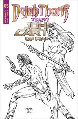 Dejah Thoris vs. John Carter of Mars #5 (25 Copy Cover)