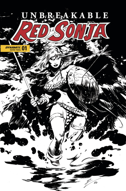 Unbreakable Red Sonja #1 (10 Copy Torre B&W Cover)
