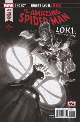 The Amazing Spider-Man #795 (Alex Ross B&W 3rd Printing)