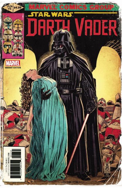 Star Wars: Darth Vader #1 (Brooks Marvel Homage Cover)