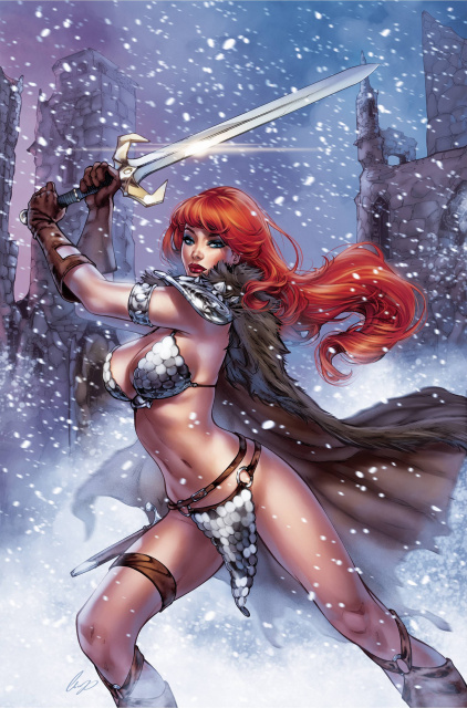 The Invincible Red Sonja #6 (7 Copy Chatzoudis Virgin Cover)