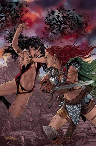 Vampirella vs. Red Sonja #1 (10 Copy Laming Virgin Cover)