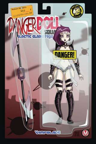Danger Doll Squad: Galactic Gladiators #3 (Mendoza Risque Cover)