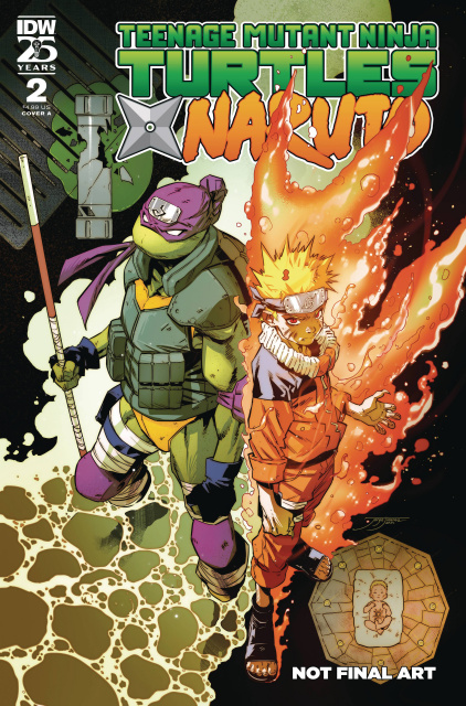 Teenage Mutant Ninja Turtles x Naruto #2 (Jimenez Cover)