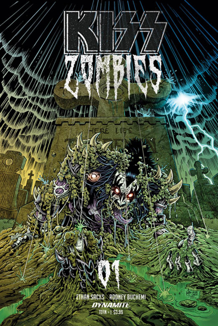 KISS: Zombies #1 (7 Copy Haeser Cover)