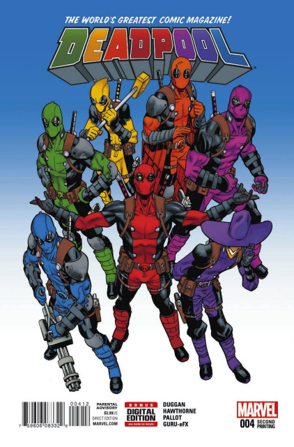 Deadpool #4 (Hawthorne 2nd Printing)