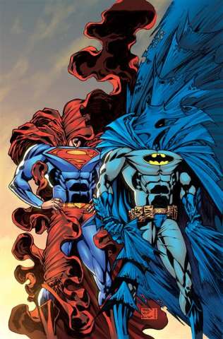 Batman / Superman: World's Finest #9 (Chip Zdarsky '90s Cover Month Card Cover)