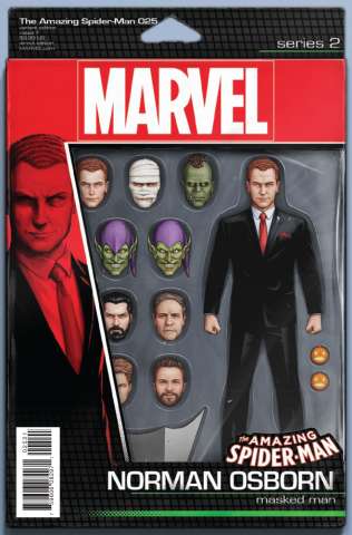 The Amazing Spider-Man #25 (Christopher Action Figure Cover)