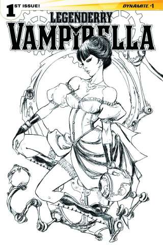 Legenderry: Vampirella #1 (50 Copy Benitez B&W Cover)