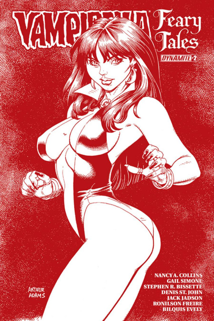 Vampirella: Feary Tales #2 (Adams Blood Red Cover)
