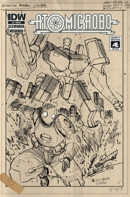Atomic Robo and The Ring of Fire #2 (10 Copy Cover)