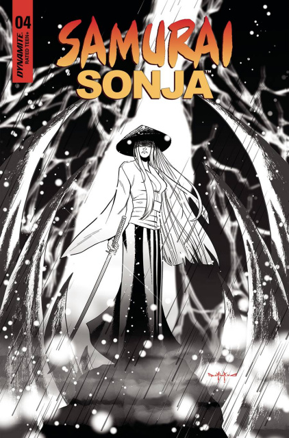 Samurai Sonja #4 (10 Copy Qualano B&W Cover)