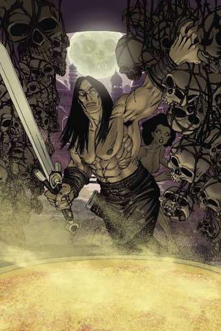 The Cimmerian: The Man-Eaters of Zamboula #1 (Gess Cover)