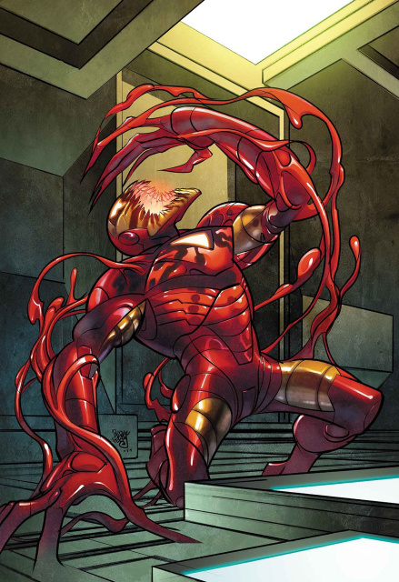 Tony Stark: Iron Man #14 (Ferry Carnage-ized Cover)