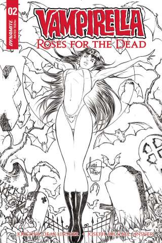 Vampirella: Roses for the Dead #2 (10 Copy Tucci B&W Cover)