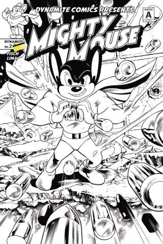 Mighty Mouse #2 (15 Copy Lima B&W Cover)