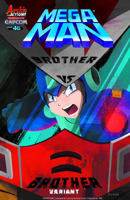 Mega Man #46 (Brother vs. Brother Cover)