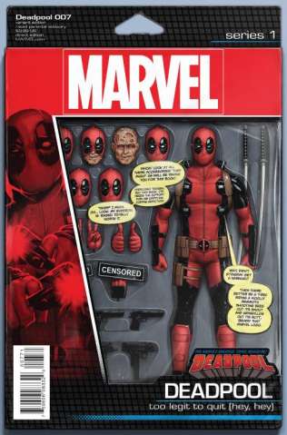 Deadpool #7 (Christopher Action Figure Cover)