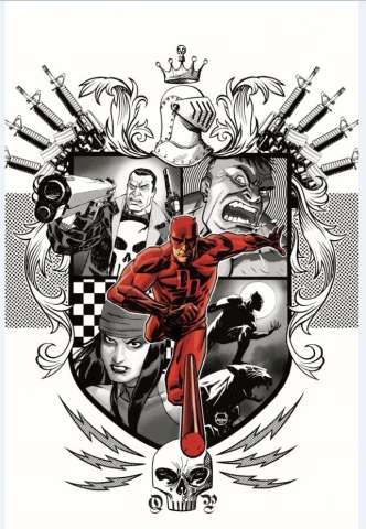Marvel Knights: 20th Anniversary #2 (Johnson Cover)