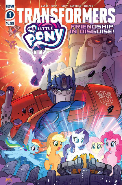 My Little Pony / The Transformers #1 (Fleecs Cover)
