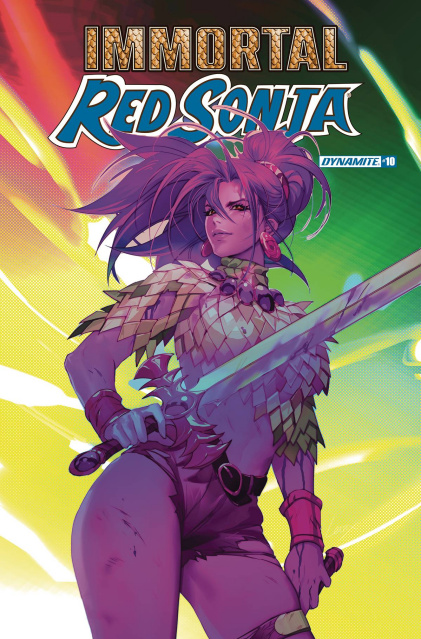 Immortal Red Sonja #10 (Leirix Ultraviolet Cover)