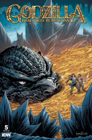 Godzilla: Here There Be Dragons #5 (Kirkham Cover)