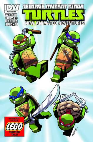 Teenage Mutant Ninja Turtles: New Animated Adventures #12 (Lego Cover Cover)