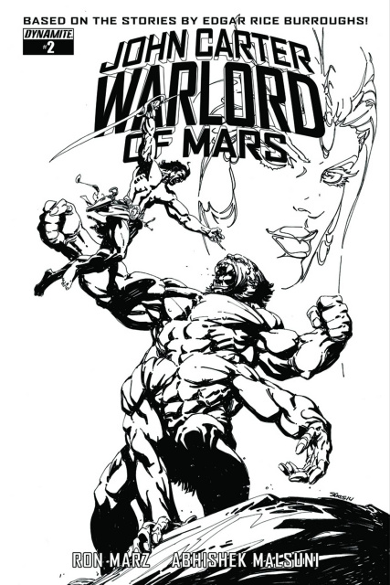 John Carter: Warlord of Mars #2 (10 Copy Sears B&W Cover)