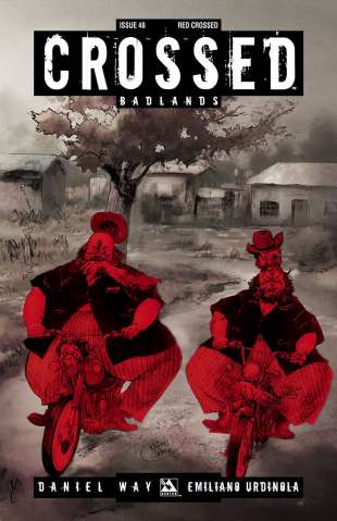 Crossed: Badlands #48 (Red Crossed Cover)
