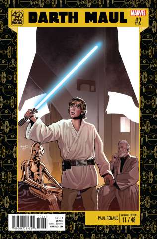 Star Wars: Darth Maul #2 (Renaud Star Wars 40th Anniversary Cover)