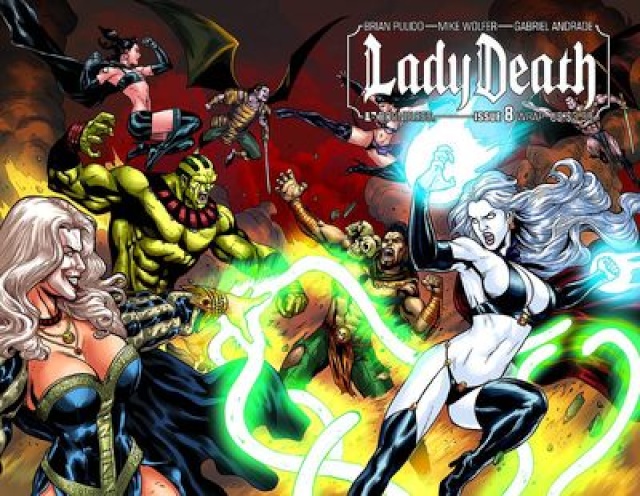 Lady Death #8 (Wrap Cover)