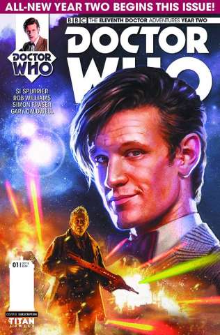 Doctor Who: New Adventures with the Eleventh Doctor, Year Two #1 (Ronald Cover)