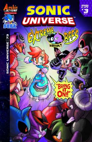 Sonic Universe #73 (Extreme BFFs Cover)