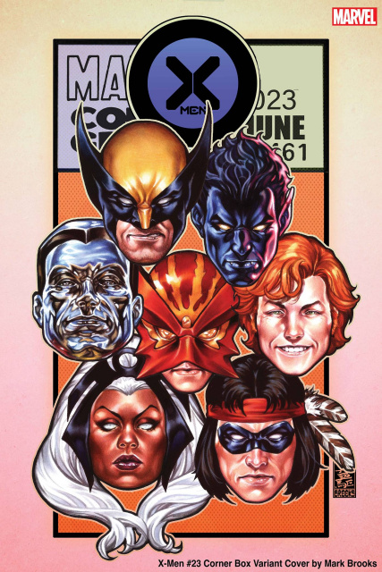 X-Men #23 (Mark Brooks Corner Box Cover)