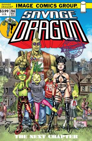Savage Dragon #266 (Retro '70s Trade Dress Cover)
