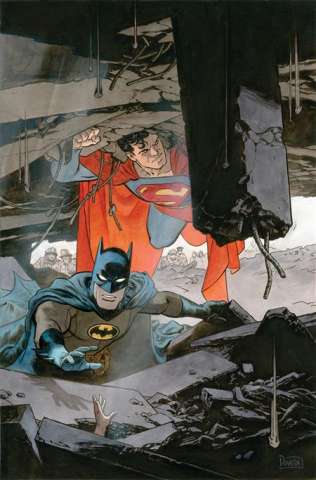 Batman / Superman: World's Finest #9 (Paolo Rivera Card Stock Cover)