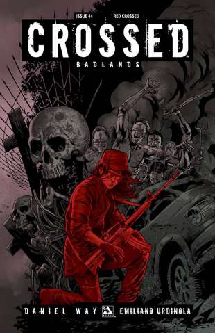 Crossed: Badlands #44 (Red Crossed Cover)
